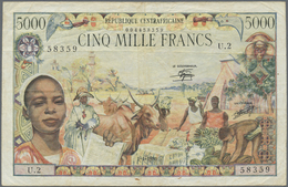 Central African Republic / Zentralafrikanische Republik: 5000 Francs 1980 P. 11 In Used Condition Wi - Repubblica Centroafricana