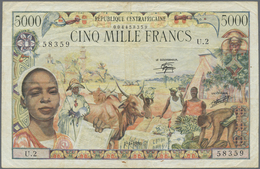 Central African Republic / Zentralafrikanische Republik: 5000 Francs 1980 P. 11 In Used Condition Wi - Centrafricaine (République)