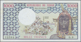 Chad / Tschad: 1000 Francs ND P. 3b, In Condition: AUNC. - Ciad