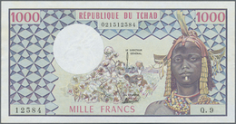 Chad / Tschad: 1000 Francs ND P. 3b, In Condition: AUNC. - Chad