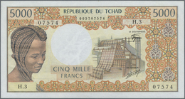 Chad / Tschad: 5000 Francs ND P. 5b In Condition: UNC. - Ciad