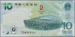 China: 10 Yuan 2008 "Olympic Games" P. 908 In Condition: UNC. - Cina