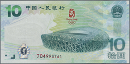 China: 10 Yuan 2008 "Olympic Games" P. 908 In Condition: UNC. - Chine