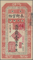 China: Kirin Yung Heng Provincial Bank 100 Tiao 1928 P. S1081A In Condition: AUNC. - Cina