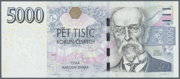Czech Republic  / Tschechische Republik: 5000 Korun 2009, P.27 In Perfect UNC Condition - Repubblica Ceca