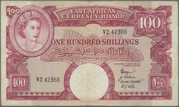 East Africa / Ost-Afrika: 100 Shillings ND(1958-60), P.40, Still Nice Colors And Original Shape With - Other - Africa