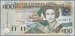 East Caribbean States / Ostkaribische Staaten: Set With 11 Banknotes East Caribbean States Series ND - Caraibi Orientale