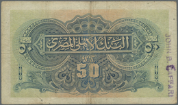 Egypt / Ägypten:  National Bank Of Egypt 50 Piastres September 11th 1915, P.11, Lightly Toned Paper - Egypt