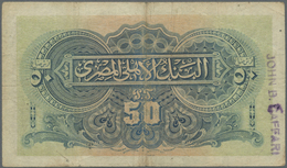 Egypt / Ägypten:  National Bank Of Egypt 50 Piastres September 11th 1915, P.11, Lightly Toned Paper - Egitto