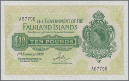 Falkland Islands / Falkland Inseln: 10 Pounds 1982, P.11b In UNC - Isole Falkland