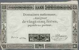France / Frankreich: Bundle Of 106x 25 Livres 1793 P. A71, All In Condition From VF+ To F. (106 Pcs) - Autres & Non Classés
