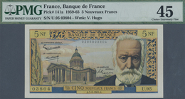 France / Frankreich: 5 Nouveaux Francs 1963 P. 141a, Condition: PMG Graded 45 Choice Extremely Fine. - Sonstige & Ohne Zuordnung