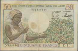 French Equatorial Africa / Französisch-Äquatorialafrika: Institut D'Émission De L'Afrique Équatorial - Guinea Equatoriale