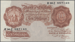 Great Britain / Großbritannien: Pair Of The 10 Shillings ND(1949 – 55) P.S Beale , 1955 – 60 L.K.O’B - Other & Unclassified