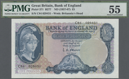 Great Britain / Großbritannien: 5 Pounds ND(1957-67) P. 371 In Condition: PMG Graded 55 AUNC. - Altri & Non Classificati