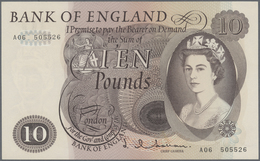 Great Britain / Großbritannien: Pair With 5 And 10 Pounds ND(1960-77), P.375, 376 Both With Signatur - Autres & Non Classés