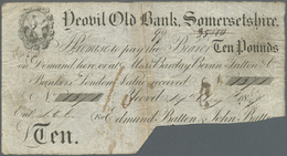 Great Britain / Großbritannien: Somersetshire 10 Pounds 1847, Grant 3354C, Cancelled At Lower Right, - Altri & Non Classificati