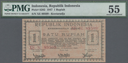 Indonesia / Indonesien: Residency, Atjeh, Koetaradja 1 Rupiah 1947, P.S282 In Excellent, Almost Perf - Indonesia
