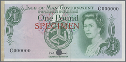 Isle Of Man: 1 Pound ND(1972-76) Color Trial P. 29act In The Colors Of The Later Issued P. 38 And Pr - Sonstige & Ohne Zuordnung