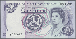 Isle Of Man: Set With 4 Banknotes 1, 5, 10 And 20 Pounds ND(1990-2009), P.40b, 41b, 42b, 43b, All In - Altri & Non Classificati