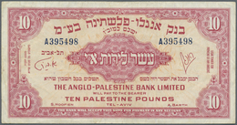 Israel: The Anglo-Palesting Bank 10 Pounds ND P. 17, Several Folds In Paper But No Holes Or Tears, S - Israele