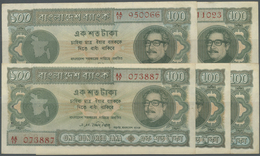 Bangladesh: Set Of 5 Notes 10 Taka ND(1972) P. 9 In Nice Condition With Only Light Traces Of Handlin - Bangladesh