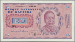Katanga: 50 Francs November 10th 1960 Remainder Without Serial Number, P.7r In Perfect UNC Condition - Other - Africa