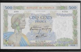 France 500 Francs La Paix - 25-7-1940 - Fayette N°32-5 - TTB/SUP - 500 F 1940-1944 ''La Paix''