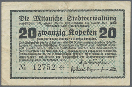 Latvia / Lettland: Mitau City Government 20 Kopeks 1915, Pick NL (PLATBARZDIS #26a), Lightly Toned P - Latvia