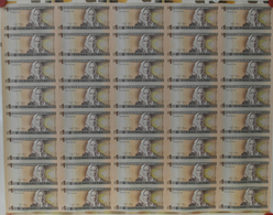 Lithuania / Litauen: Uncut Sheet Of 40 Pcs 1 Litu 1994 P. 53 In Condition: UNC. (40 Pcs Uncut) - Lituania