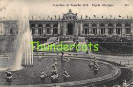 CPA EXPOSITION DE BRUXELLES 1910 FACADE PRINCIPALE - Fêtes, événements