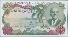 Malawi: 20 Kwacha July 1st 1983, P.17a With A Tiny Dint At Upper Left Corner, Otherwise Perfect: AUN - Malawi