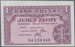 Poland / Polen: 1 Zloty 1939 Remainder, P.79r In UNC Condition - Polonia