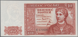 Poland / Polen: 10 Zlotych 1939 Remainder, P.82r In UNC Condition - Polonia