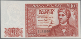 Poland / Polen: 10 Zlotych 1939 Remainder, P.82r In UNC Condition - Poland