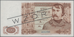 Poland / Polen: 100 Zlotych 1939 SPECIMEN, P.85s In UNC Condition - Poland