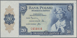 Poland / Polen: 20 Zlotych 1939 Remainder, P.87r In UNC Condition - Polonia