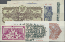 Poland / Polen: Set With 18 Banknotes 1944 Series Comprising 50 Groszy, 1, 2 X 2, 2 X 5, 2 X 10, 2 X - Pologne