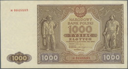 Poland / Polen: 100 Zlotych 1946 P. 122 Unfolded But With Light Handling And Creases In Paper, Condi - Polonia