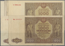 Poland / Polen: Set With 6 Banknotes Of The 1000 Zlotych 1946, P.122 Comprising Series “A.4542187” ( - Polen