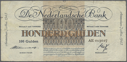 Netherlands / Niederlande: 100 Gulden 1945 P. 79, 3 Vertical And One Horizontal Fold, Some Creases I - Altri & Non Classificati