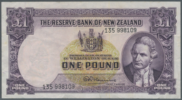 New Zealand / Neuseeland: 1 Pound ND P. 159d, Vertical Folds And Creases In Paper, No Holes Or Tears - Nuova Zelanda