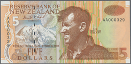 New Zealand / Neuseeland: Set With 6 Banknotes 5, 10, 20, 50 And 100 Dollars ND(1992-99) With Matchi - Neuseeland