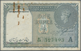 Pakistan: Government Of Pakistan 1 Rupee 1940 (1948) Overprint "Government Of Pakistan" On INDIA P-2 - Pakistan