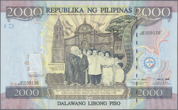 Philippines / Philippinen: Original Folder With The 2000 Piso 1989, P.189a In UNC Condition - Filippine