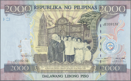 Philippines / Philippinen: Original Folder With The 2000 Piso 1989, P.189a In UNC Condition - Filippijnen