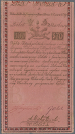 Poland / Polen: 100 Zlotych 1794, P.A5 With Watermark Lines And Writing With Several Folds, Tiny Bor - Poland