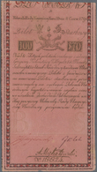 Poland / Polen: 100 Zlotych 1794, P.A5 With Watermark Lines And Writing With Several Folds, Tiny Bor - Polen