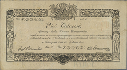 Poland / Polen: 5 Talarow 1810, P.A14, Highly Rare Note In Excellent Condition, Lightly Toned But St - Polonia