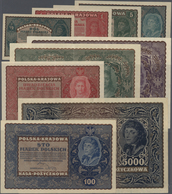 Poland / Polen: Huge Lot With 33 Banknotes Comprising 4 X 1 Marka Polska 1919 All "I Serja" With Ser - Poland